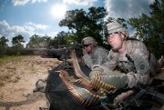 Soldiers during a war-game exercise, Fort Bragg, N.C., May 4, 2011 (U.S. Army photo by Sgt. Mike MacLeod).