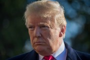 President Donald Trump pauses while speaking on the South Lawn of the White House, Jan. 6, 2019 (AP photo by Alex Brandon).