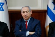 Israeli Prime Minister Benjamin Netanyahu chairs the weekly Cabinet meeting in Jerusalem, Jan. 5, 2020 (Reuters pool photo by Ronen Zvulun via AP Images).