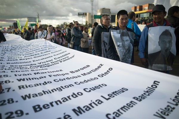 In Many Ways The Conflict Never Ended Ongoing Violence Threatens   L Colombia Protest Activist Killings 04292020 1 