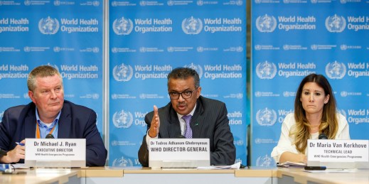 Tedros Adhanom Ghebreyesus, director-general of the World Health Organization.