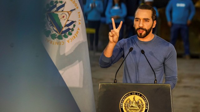 Πρόεδρος του Σαλβαδόρ Nayib Bukele.