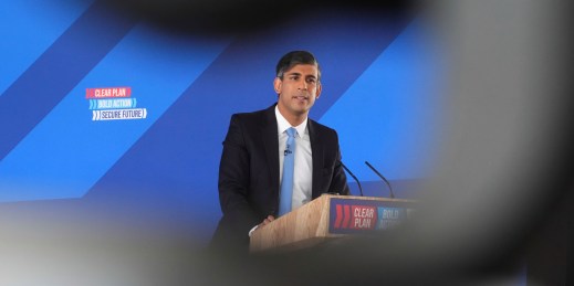 British Prime Minister Rishi Sunak.