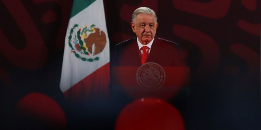 Outgoing Mexican President Andres Manuel Lopez Obrador.