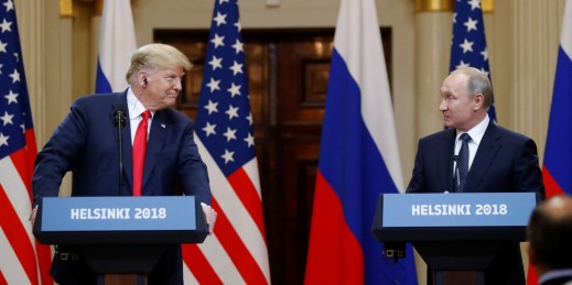 U.S. President Donald Trump and Russian President Vladimir Putin.