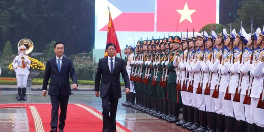 Vietnamese President Vo Van Thuong and Philippine President Ferdinand Marcos Jr.