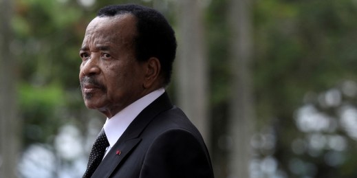 Cameroonian President Paul Biya.