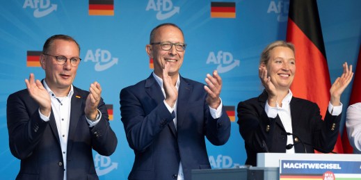 Leaders of the far-right AfD party.