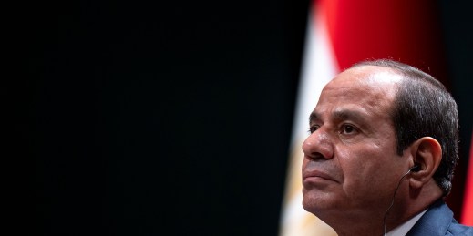 Egyptian President Abdel Fattah el-Sissi.