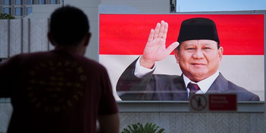 Indonesian President Prabowo Subianto.