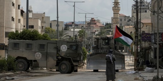 Palestinian activist Khairi Hanoon in the West Bank.