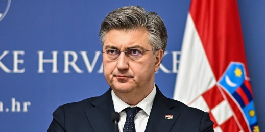 Croatian Prime Minister Andrej Plenkovic.