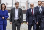 Annalena Baerbock, Robert Habeck, Olaf Scholz and Christian Lindner.