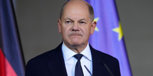 German Chancellor Olaf Scholz.