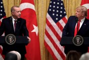 U.S. President Donald Trump and Turkish President Recep Tayyip Erdogan.